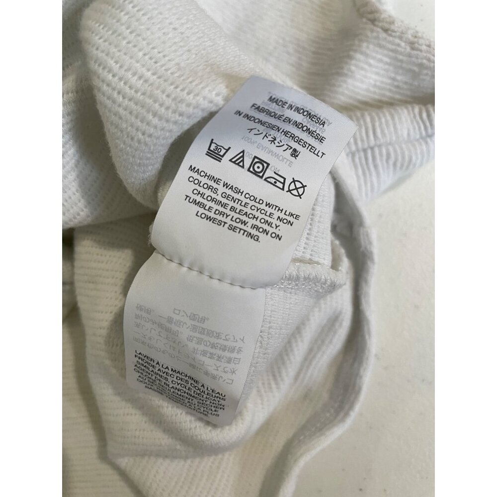Madewell Womens White Textured Tie Front Tank Top Size XS Minimalist Basic Y2K - Picture 9 of 14